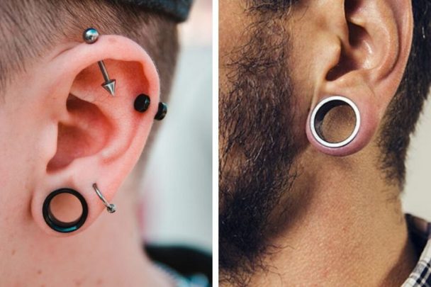 Piercing en la oreja hombres: tipos, ideas, 50 inspiraciones y más