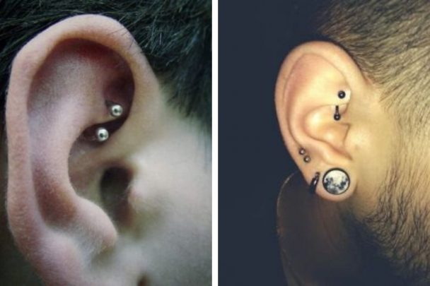 Piercing en la oreja hombres: tipos, ideas, 50 inspiraciones y más